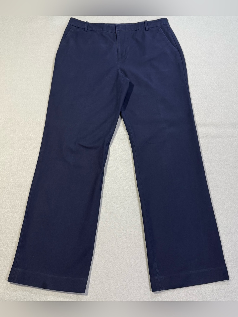 Lauren Ralph Lauren Navy Straight Leg Dress Pants Women’s Size 12 Stretch Slacks
